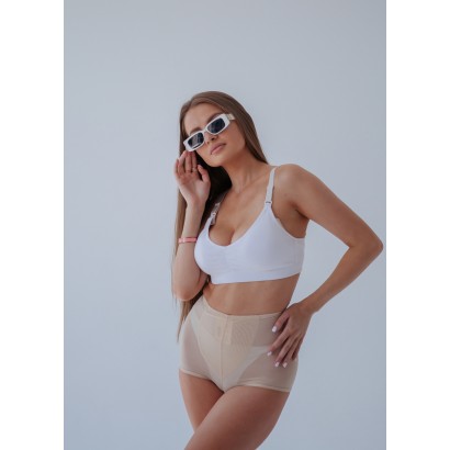 Корректирующие компрессионные трусы женские шортики Бежевый